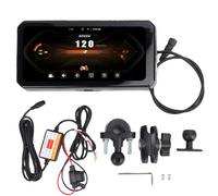 POENVFPO Motorrad-Dashcam, Wasserdicht, Kabellos, 2K-Doppelkameras, 150-Grad-Weitwinkel, Vorne und Hinten, für Fahrrekorder