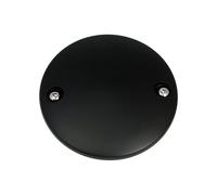 Point Cover, domed. Schwarz für Harley-Davidson 70-99 Big Twin & 71-22 XL Sportster