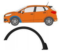 Polcar Radlaufverbreiterung für Renault Captur 2013-2020, Schwarz, Kunststoff