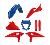 POLISPORT Full Plastik Kit Beta RR X-Pro Race 2025- Rot Blau