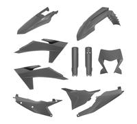 Polisport Full Plastik Kit KTM EXC TBI 250, 300, 350, 450, 500 2024-2025 Grau