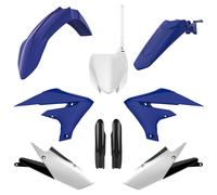 POLISPORT Full Plastik Kit Yamaha YZF 250 2019-2023 / 450 2019-2022 Blau Weiß