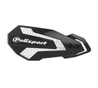 Polisport MX Flow Handschützer Schwarz Weiß