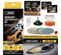 Headlight Restoration Kit - DIY Scheinwerfer Aufbereitung Set zur Entfernung von