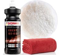 Polituren Set Basic 2 Polierscheibe Schleifpolitur SONAX ProfiLine EXCut 1L