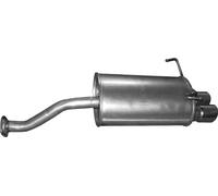 POLMO Endschalldämpfer Schalldämpfer hinten für Honda Civic VII Hatchback EU