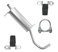 Polmo Endtopf Auspuff für Seat Ibiza 3 III 6l Skoda Fabia 1 I VW Polo 4 IV 9N 1.2