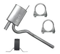POLMOstrow Auspuff für Audi A4 B5 1994-2001 | Mitteltopf, Motoren: 1.8 - 1.8 T | Kombi Avant, Limousine
