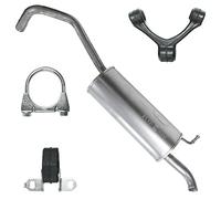 POLMOstrow Auspuff für Skoda Fabia 1 I 1999-2007 | Endtopf, Motoren: 1.4 - 1.4 | Kombi