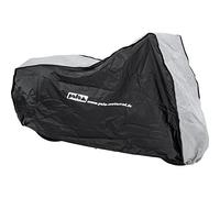 Polo Motorradabdeckung Motorradplane Motorradgarage Outdoor Abdeckplane IV atmungs. Größe XL = 310/145/75cm, Unisex, Multipurpose, Ganzjährig, PVC, schwarz