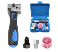 PONGH Bremsleitung Bördelgerät, 3/16 Zoll Rohrweiterungswerkzeug 4,75 mm Handbördelwerkzeug für DIN Bördelungen, Handgeführtes Bremsleitungen Werkzeug für Auto Reparatur Der Bördelungen