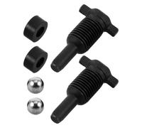 POPETPOP 2 Stück Vertikale Rücklaufventile für Wagenheber Stahlkugel dichtung Entlüftungsschraube Hydraulikkomponenten Ventilstecker Mechanisches Wagenheberteil Zuverlässiges