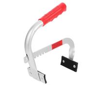 POPETPOP Verstellbarer Batteriehalter mit Gummipolster aus Eisen für Autobatterie Träger 14 21cm Ergonomischer Akkuträger für Einfache und Sichere Handhabung im Kfz Bereich