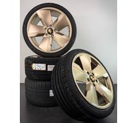 Porsche Taycan 21 Zoll Original Alufelgen Sommerräder Aurum Sommerreifen