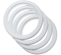 PORTAWALLS 48.3 cm Weißwand-Reifeneinsätze - 4er Set | Universal Gummi Seitenwandringe für 19 Zoll Felgen | Auto Außenzubehör