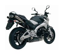 Position des Motorradauspuffs unter dem Heck - kompatibel mit SUZUKI GSR 600