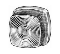 HELLA 2PF 003 057-001 Positionsleuchte - Begrenzungsleuchte - Anhänger - Wohnwagen - Halogen - 12V - Anbau/Schraubanschluss - ECE - Lichtscheibenfarbe: glasklar - rechts/links - Menge: 1
