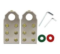 Positive und negative Batterieklemmen, passend für Motorradanhänger