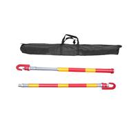POTYYH 8T Abschleppstange, Stahl Schleppstange mit Federdämpfung Auto Sicherheits Anhängerkupplung Abschleppmast Pannenhilfe, Schlepplänge 187cm