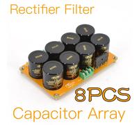 POWER.S-8 Gleichrichterfilter Kondensator-Array 8PCS (Nover 50v-10000uF X8)Board