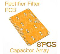POWER.S-8 Gleichrichterfilter Kondensator-Array 8PCS (Nover 50v-10000uF X8)-PCB