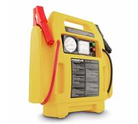 Powerplus 4-in-1 Powerstation POWX411- Starthilfe Pannenhilfe Set für Auto, Diesel, Motorrad 1600cc - 7000mAh Stromversorgung - 17 bar Kompressor - 3.6W Licht