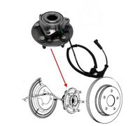 PPA Vorne Radnabe Ram 1500 Bj:12-24 Gen.4 ( mit ABS & 5-Loch )