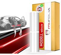 PR-Folia Auto Einstiegsleisten Schutz Set für - VW Touran Cross Typ 1T/GP2 ab Bj. 2011-2015 - TRANSPARENT Schutzfolie Autotür Zubehör Lackschutzfolie Türschweller Zierleisten