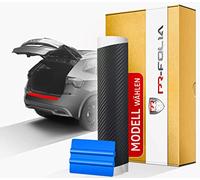 PR-Folia Ladekantenschutz für Hyundai Kona ab Bj. 11/2017 - CARBON Schutzfolie inkl. Rakel Stoßstangenschutz Folie Autofolie
