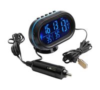 Praktische Auto Armaturenbrett Voltmeter Uhr mit Temperaturanzeige Funktion