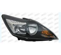 Prasco - FD4264913 - Ford - Focus - Mod. 08/07-02/11 - Scheinwerfer Rechts-H1+H7-Mit Lwr-Mit Motor-Schwarz-Verchromt