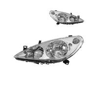 PRASCO Hauptscheinwerfer links rechts H7/H1 für Peugeot 307 3A/C 3E 3H