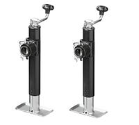 Preiswert&Gut 2X Ausdrehstütze klappbar 1000kg Abstellstütze 390-640mm Stützfuß Anhänger Stahl
