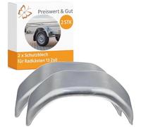 Preiswert&Gut 2X Kotflügel Anhänger 13 Zoll Stahlblech verzinkt, robust, Schutzblech für PKW Anhänger 660x190x340 mm Anhängerkotflügel Typ 1966 UV-beständig