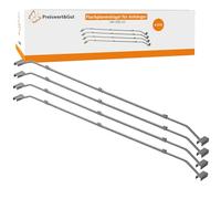 Preiswert&Gut 4x Flachplanenbügel Metall für Anhängerplanen verstellbar 152-220 cm - Stabile Planenbügel 2,5 mm Planenspanner für Regenablauf Metallbügel für Anhänger Plane & Anhängerplane
