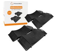 Preiswert & Gut Reifenschoner gegen Standplatten für Wohnwagen und Wohnmobil, Reifenschuh für 13 bis 18 Zoll Reifen, 1250 kg Tragkraft und Stecksystem bis 40 cm (2)