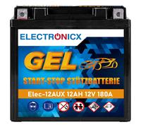 GEL Stützbatterie 12V 12Ah Premium | Backup Batterie für Mercedes, BMW, Rolls Ro