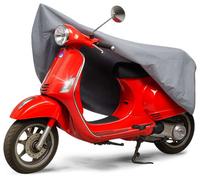 Motorrad-Garage, Vespa-Abdeckung wasserdicht Größe S - 185 x 90 x 110 cm grau