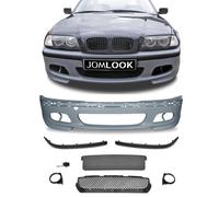 Premium Stoßstange Front Spoiler vorne mit ABE paßt für BMW 3er E46 Limo Kombi