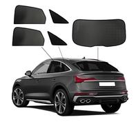 Premium SunClip Auto Sicht- & Sonnenschutz kompatibel mit Audi Q5 Sportback 2020- INKL Tasche