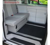 Premium Velour Fußmatten komplett für VW T6 California Ocean Küche ab Bj.2015