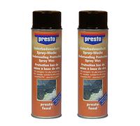 PRESTO 2x 500ml Unterbodenschutz auf Wachsbasis braun