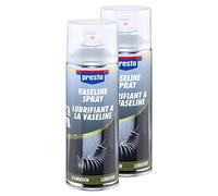 Presto 2X Vaseline-Spray SCHMIERUNG Schutz ALU Kupfer Messing Chrom Stahl 400 ml