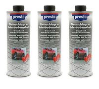 presto 3X 1 L Liter Steinschlag-Unterbodenschutz schwarz Steinschlagschutz überlackierbar Spritzpistolendose