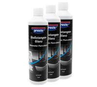 Presto 3x 500 ml Stossstangenglanz Stoßstangen Glanz Kunstsoff Plastik Pflege