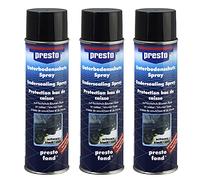 presto 3X 500ml Unterbodenschutz Bitumen schwarz