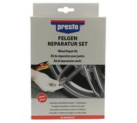 Presto Felgen-Reparatur Set Felgenlack Felgenspray Silber Aluflegen 521171