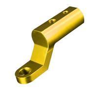 Prevessel Motorrad-Rückspiegel-Verlängerungshalterung, Robuster Telefonhalter aus Aluminiumlegierung für ATV-Roller, 1 X Rot (Gold)