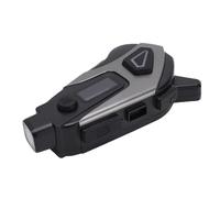 Prevessel wasserdichte Motorrad-Helmkamera mit Bluetooth-Headset, 1080P HD-Videorecorder, Kabelloser Kopfhörer für Outdoor-Enthusiasten, PC und ABS