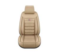 PRMTYUP Autositzbezüge Passend für Mitsubishi Space Star (Mirage) Spirit/Basis/Spirit+/ Plus/Spirit, Wasserdicht Atmungsaktiv Leder Set Sitzkissen Sitzbezüge Auto Auto Zubehör,Beige-StandardSet